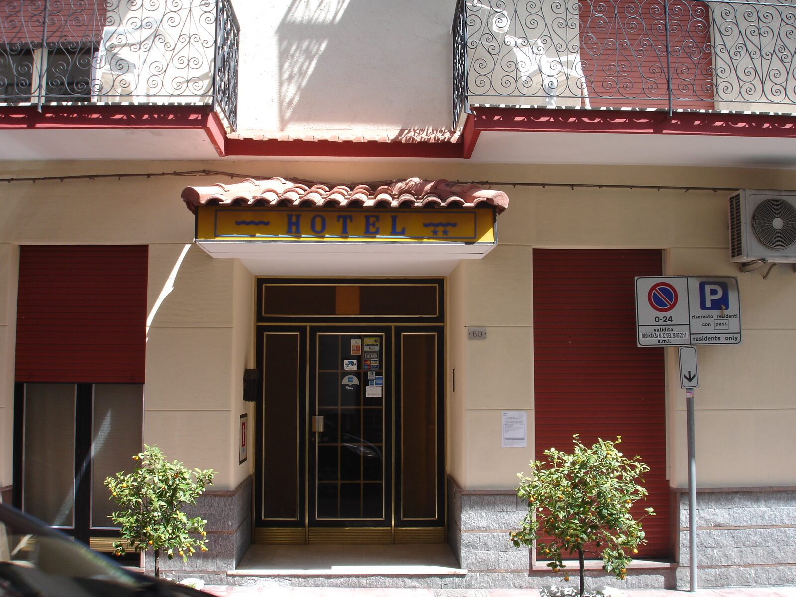 Hotel entrance