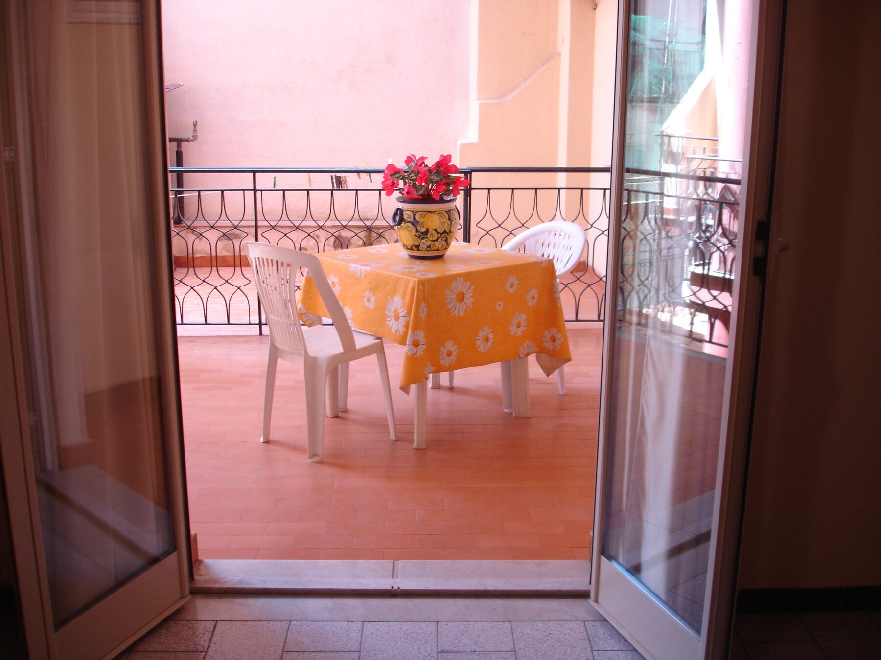 Flowered balcony