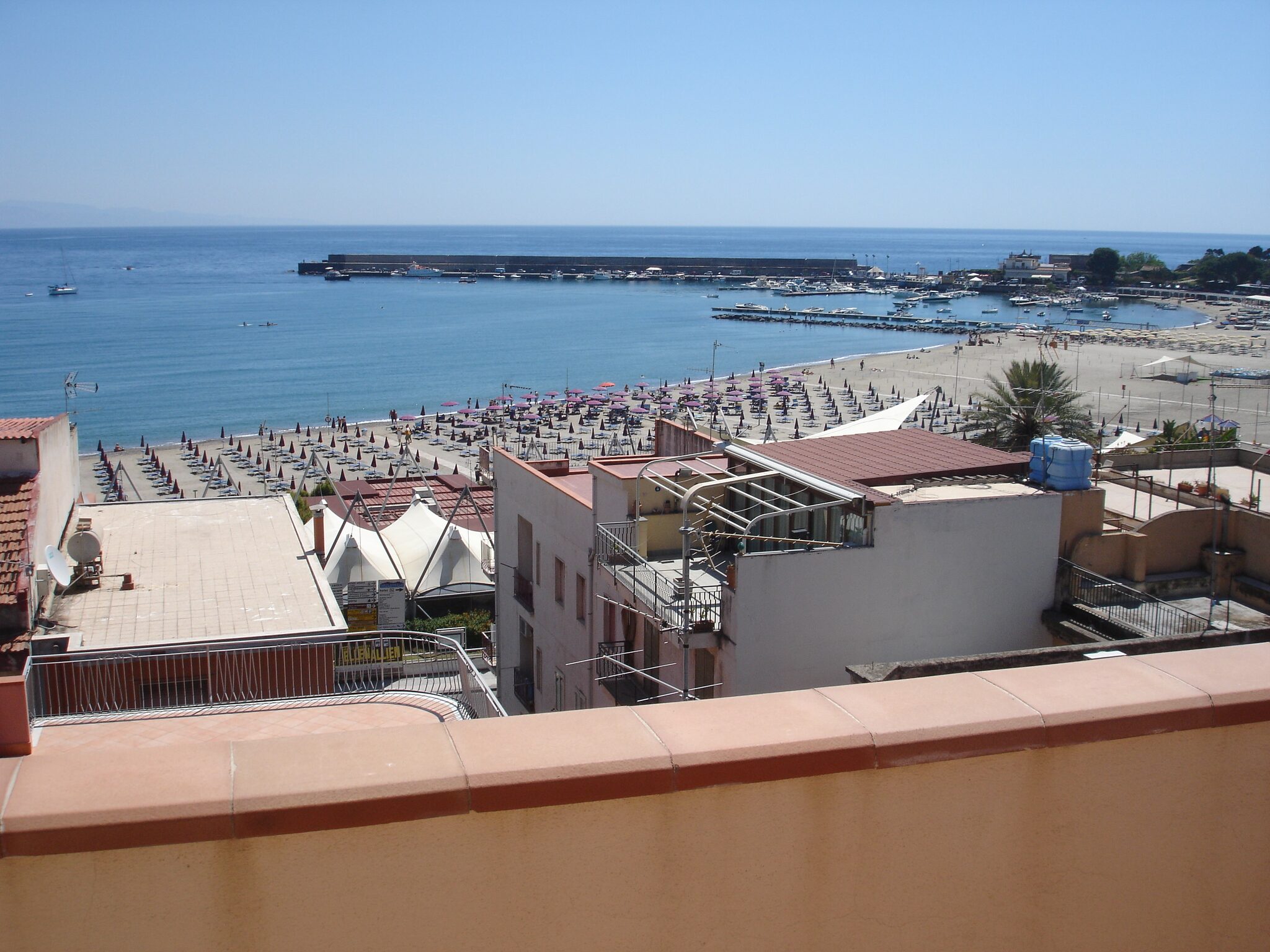 Sea and harbour panorama