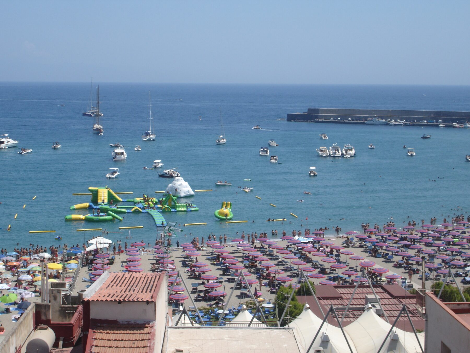 View over the gulf of Giardini Naxos